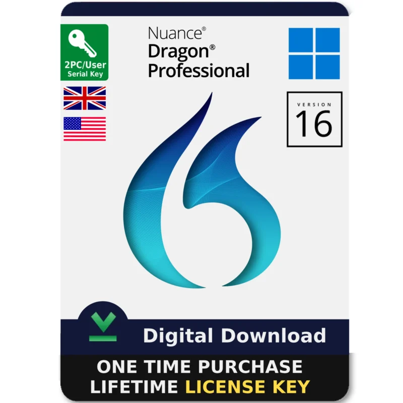 Dragon Professional Individual 16 English windows
